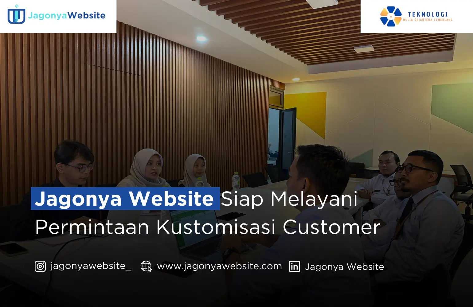 Jagonya Website Siap Melayani Permintaan Kustomisasi Customer
